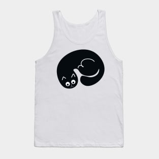 Black cat Tank Top